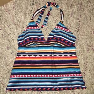Chaps Tankini Bathing Suit Top